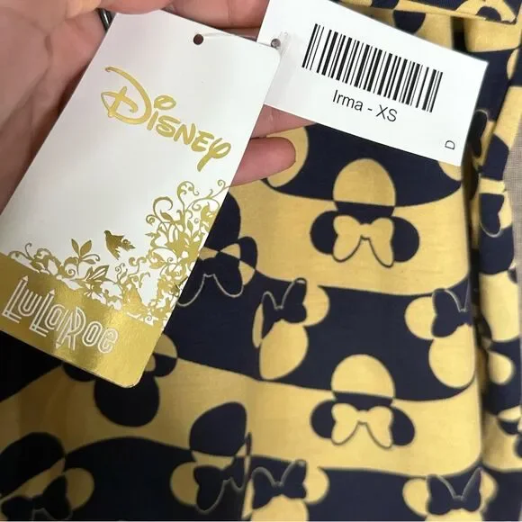 LuLaRoe x Disney Mikey Irma Top XS - Picture 4 of 4